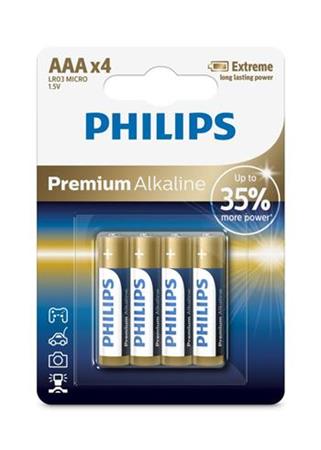 Baterie Philips LR03M4B/10 Premium Alkalické AAA 4ks
