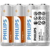 Baterie Philips R6L4F/10 LongLife AA 4ks