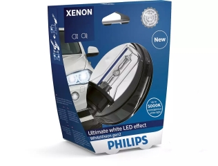 Autožárovka Xenon WhiteVision D2R Philips 85126WHV2S1, Xenon WhiteVision gen2 1ks v balení