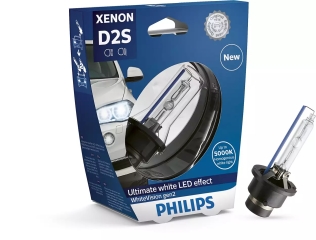 Autožárovka Xenon WhiteVision D2S Philips 85122WHV2S1, Xenon WhiteVision gen2 1ks v balení