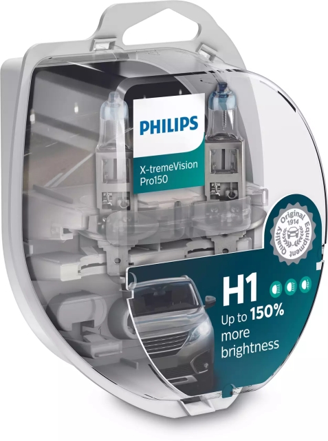 Autožárovka H1 Philips 12258VPS2, VisionPlus, 2ks v balení