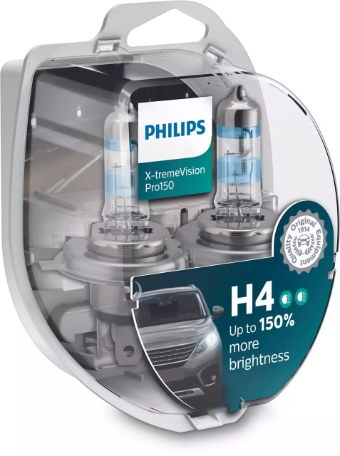 Autožárovka H4 Philips 12342XVPS2, X-tremeVision, 2 ks v balení