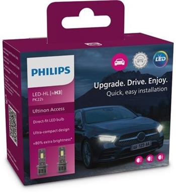 Philips LED autožárovka LED H3 11336 12V U2500 CX, 2ks v balení