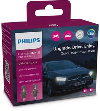 Philips autožárovka LED H4/H19 11342 12V U2500 C 2ks v balení