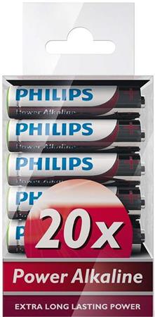 Baterie Philips LR03P20T/10 Power Alkalické AAA 20ks