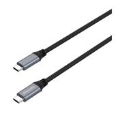 Kabel nabíjecí Philips DLC5206C/00, USB-C na USB-C, černý, 2m