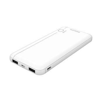 Powerbanka Philips DLP1810NW/62, bílá, 10000mAh - poškozený obal